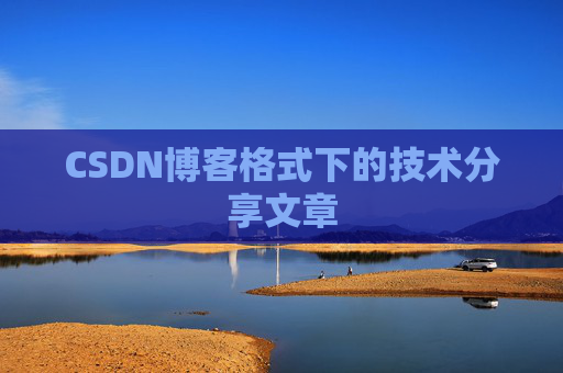 CSDN博客格式下的技术分享文章